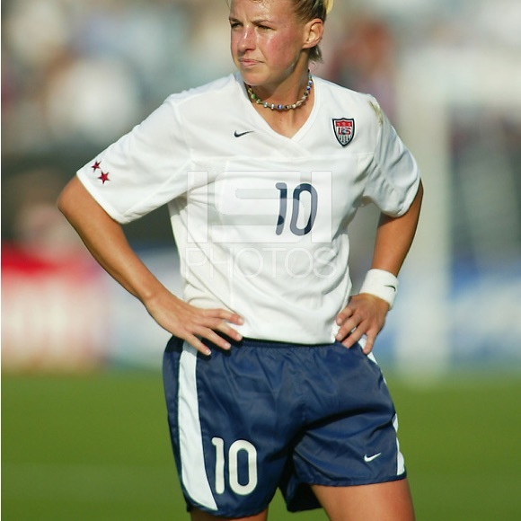 Nike Team Soccer Shorts Navy Blue Vintage Shiny Medium White Grey Tag - Picture 13 of 13